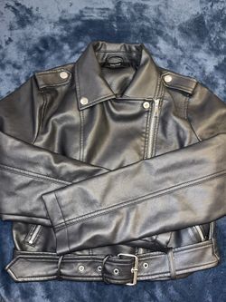 Forever 21 Small Leather Blazer 