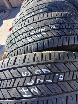 265 70 17 good set of tires on 6 bolt Rims