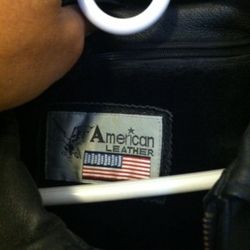 American leather men's jacket