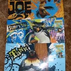 3 Brand New Childrens Puzzles with maybe 12 pcs. Surf's Up, Chicken Joe