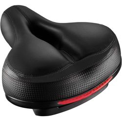 Bike Seat, Most Comfortable Bicycle Seat Dual Shock Absorbing Memory Foam Waterproof Bicycle Saddle Bike Seat Replacement with Refective Tape. $12