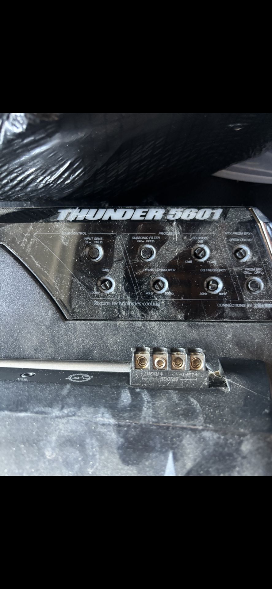 MTX thunder, amps And jL audio