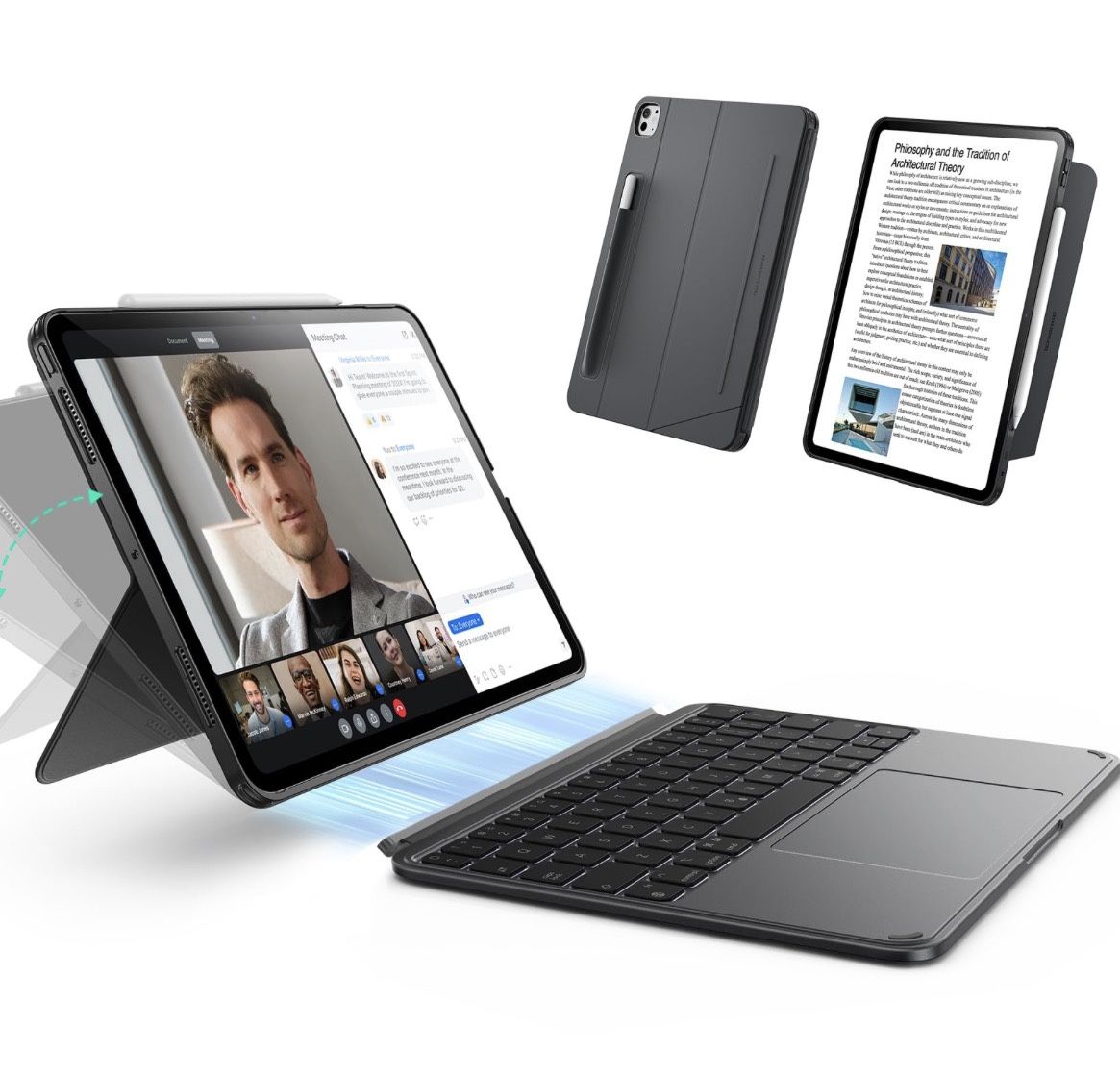 ESR For IPad Pro 11" (M5/M4, 2025/2024) Case With Keyboard