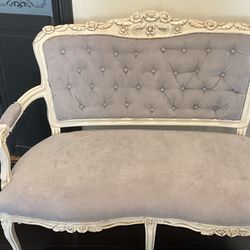 Victorian Style Loveseat, Sofa, Couch Chair