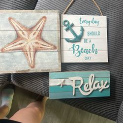 Wall Decord Beach Theme $20 