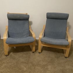 🪑 IKEA POÄNG Chairs — Set of 2