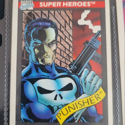 1990 Impel Marvel Universe Punisher #47 Card