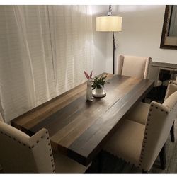 “CHRISTMAS !!! “ RUSTIC DINING TABLE—serious Inquiries Only.. If Still Shown Here It Is Available.