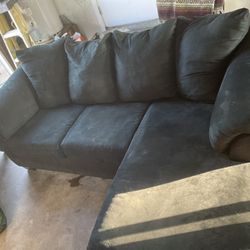 Black L Couch