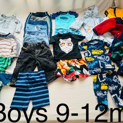 Boys 9-12mo / 12 mo / 20.5-24.5 lbs / 28.5-30” tall