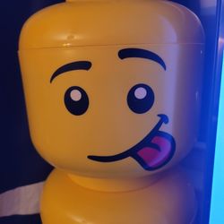 Legohead LARGE storage bin 