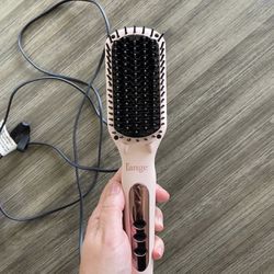 Lange hair straightener brush