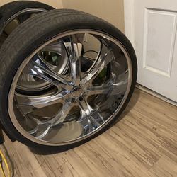 28 Inch Rims New Tires 1 Need Tire 
