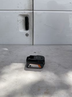 Rigid 18 V 4.0 battery