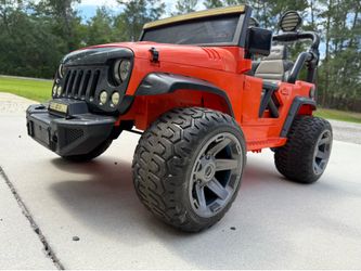Orange Moderno Kids Jeep