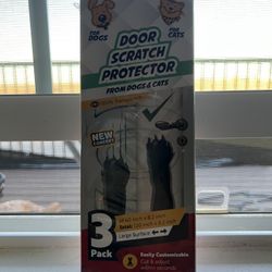 FREE / BRAND NEW / NOT USED - DOOR SCRATCH PROTECTOR FROM DOGS & CATS & JELLYFISH STICKER DECALS