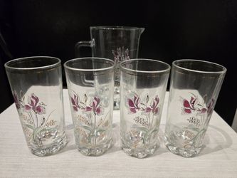Glass Pitcher Set
