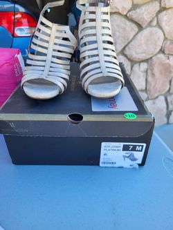 New Gold Tone Shoes Size 7