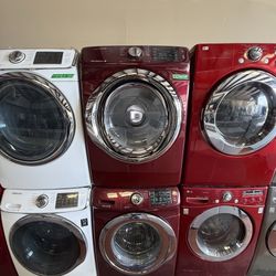 Merlot Samsung washer and dryer set