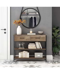Console Table with Drawers Foyer Table Table 