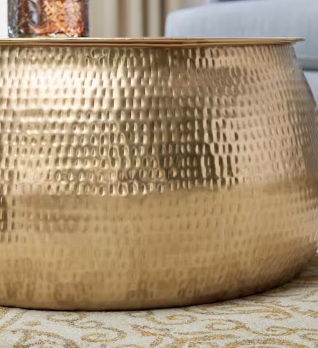 Gold Coffee Table 