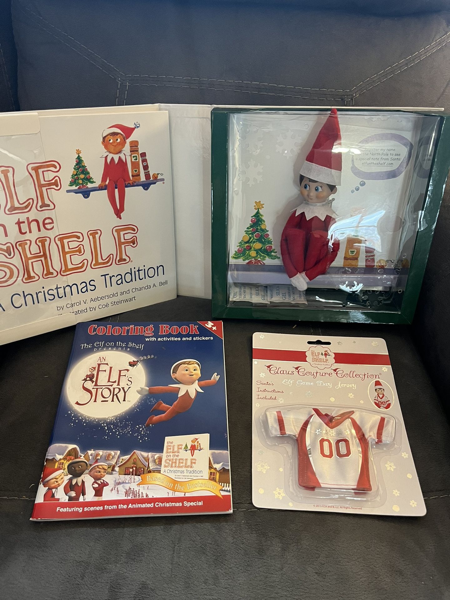 Elf On The Shelf (Boy) , With Jersey And Coloring book