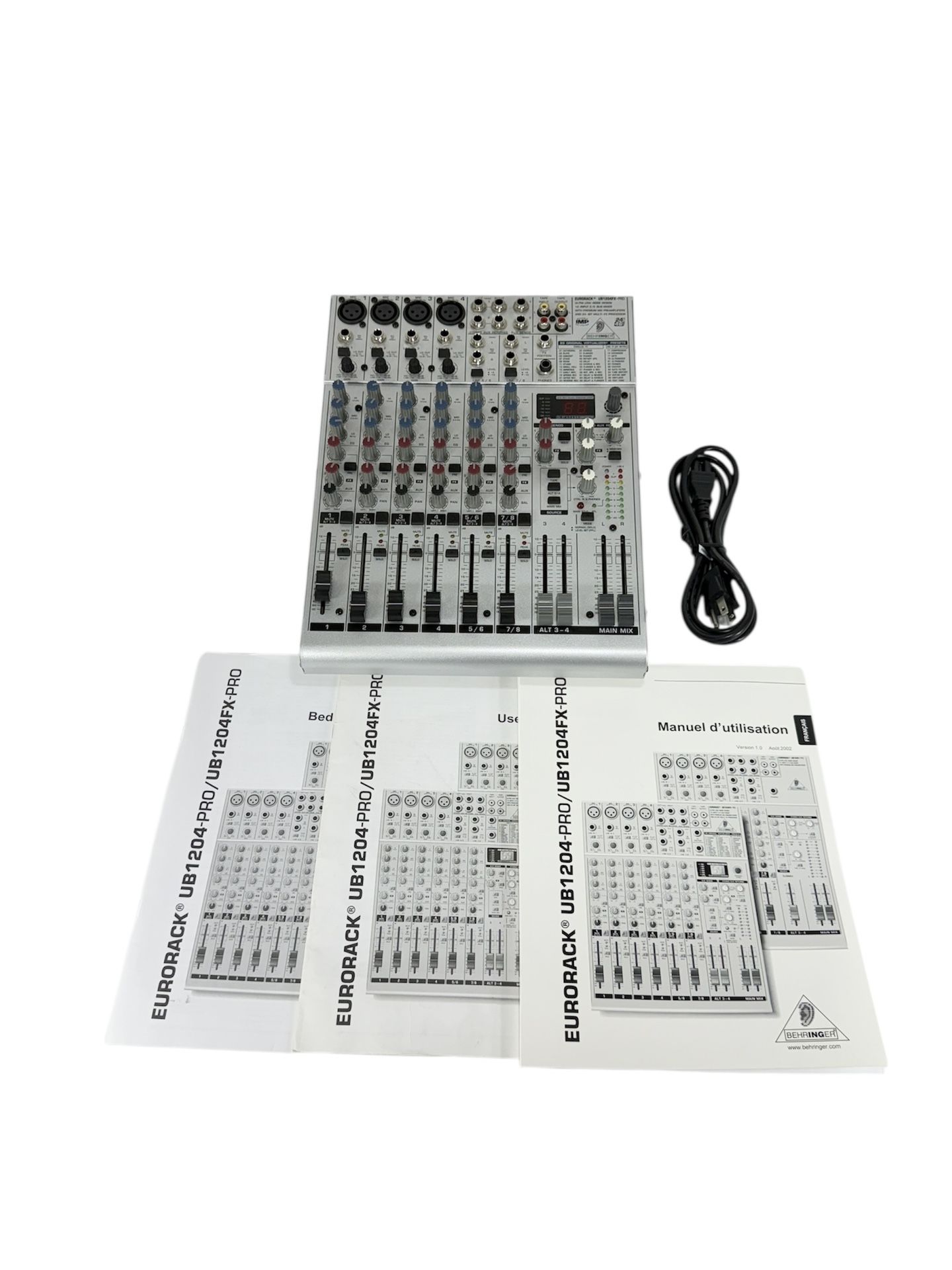 Behringer Eurorack UB1204FX-Pro 12-Channel 2/2-Bus Mixer with Multi-FX Processor