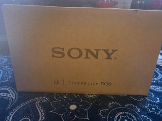 Sony fx30 with XLR handle