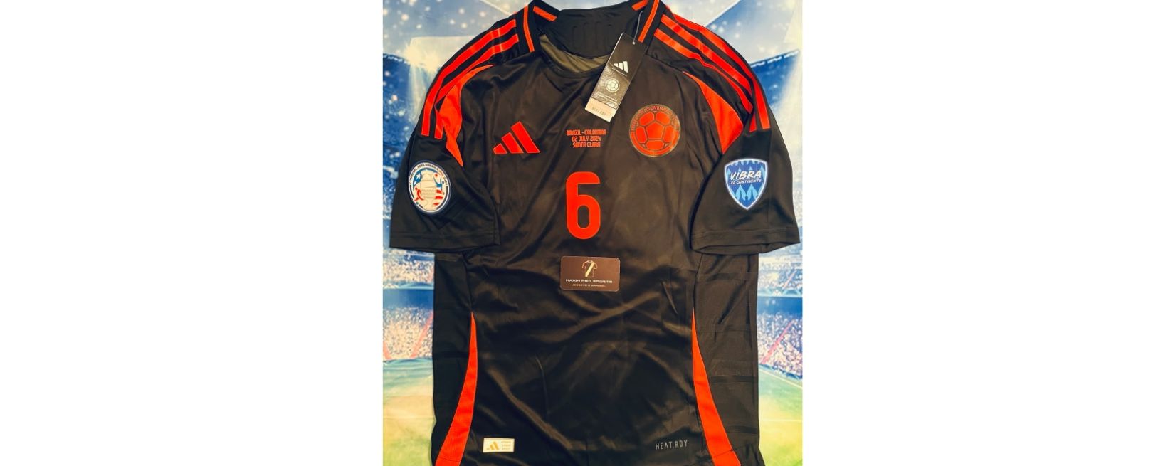 RICHARD RIOS Black Away Soccer Jersey S PV