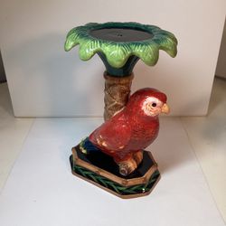 Tropical Parrot Candle Holder