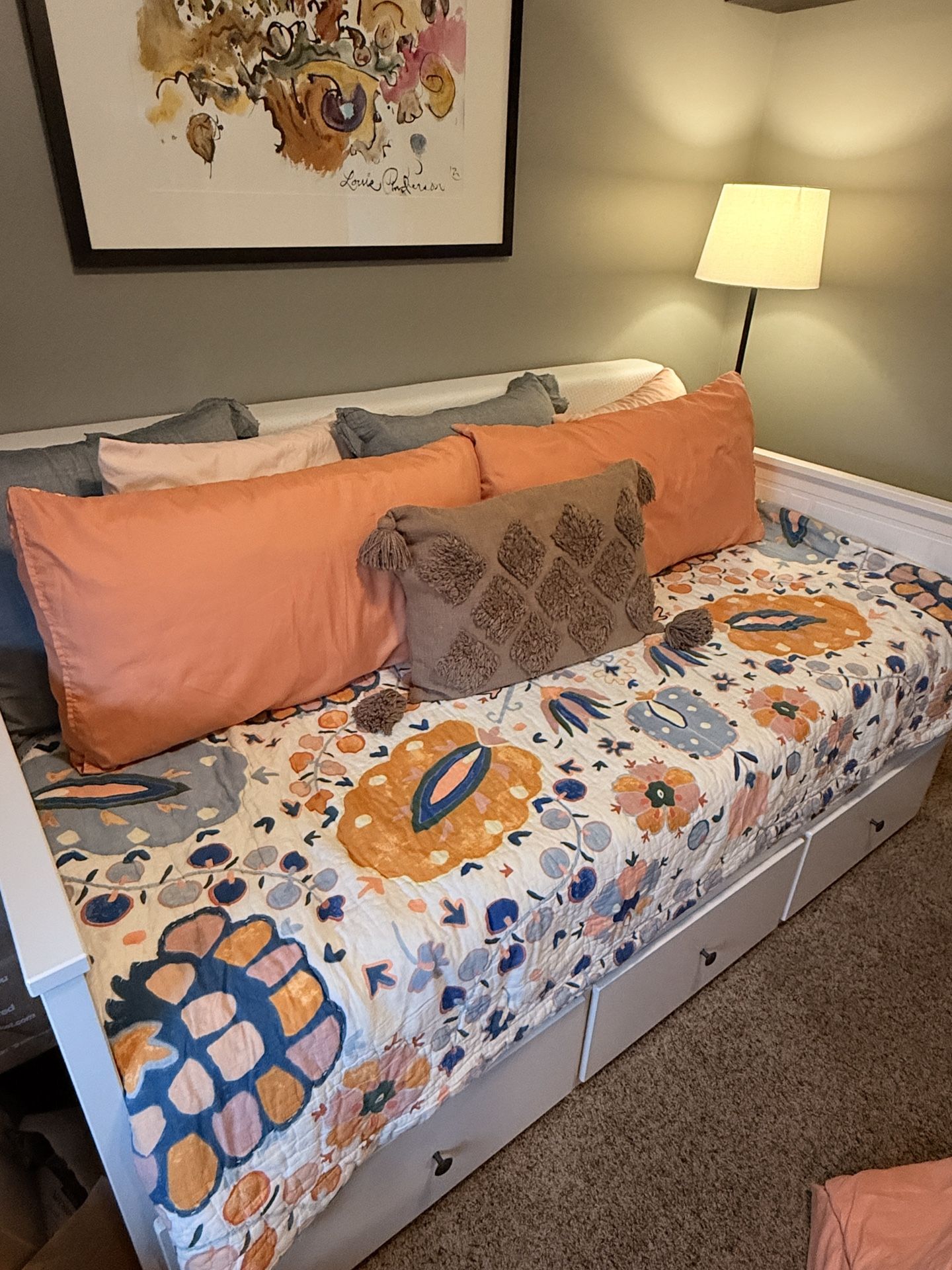 IKEA Trundle day bed wood frame