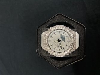 G-Shock Watch with Iced Out Bezel