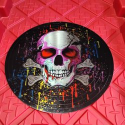 Skull Wind Spinner Decor 