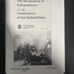 US Constituution In Braile 