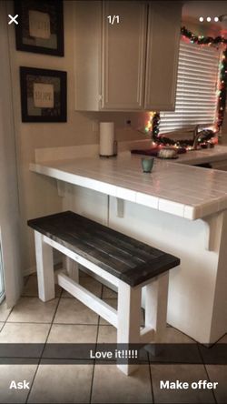 Rustic custom bench