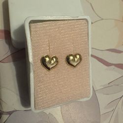 Gold Earrings 10K / Aretes De Oro 10K