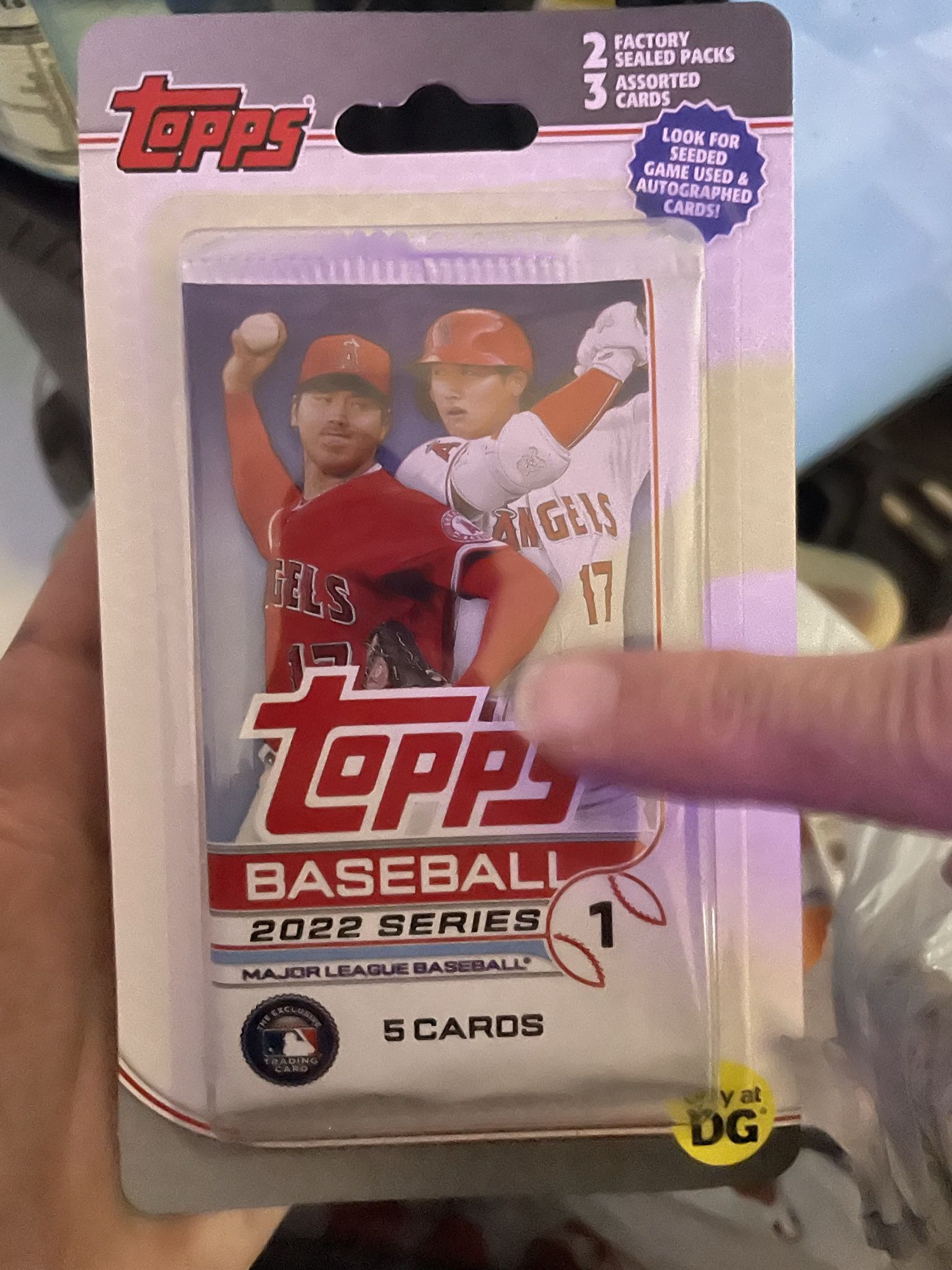 4  2021 Topps Baseball Series Hangar Cards New