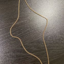 Solid 10K Gold Chain