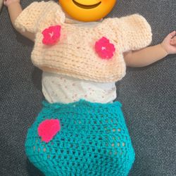 Costume Mermaid Crochet 