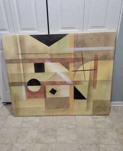 beautiful large 50 by 40 inch wall art. (MUST SELL TODAY)