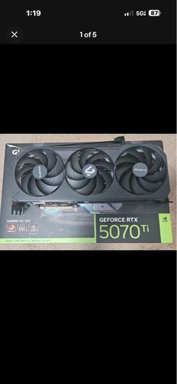 Gigabyte Windforce RTX 5070ti OC Edition