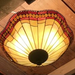 Stained Glass Lamp Vintage