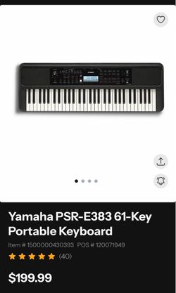 Brand new Yamaha potable keyboard