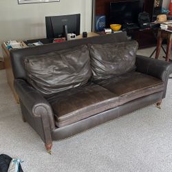 Paul Robert's Leather Couch