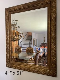 Vintage Gold  Frame Mirror 