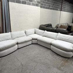 Holly Boucle Cloud Couch Sectional Modular - Free Delivery