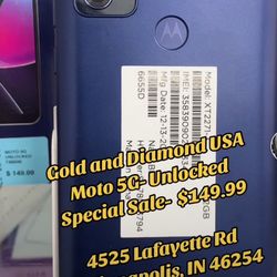 Moto 5G - Unlocked