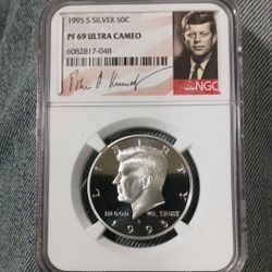 47SP230 SILVER 1995 S KENNEDY HALF