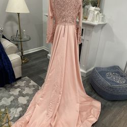 Pink Evening Gown-size 6-8