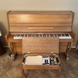 Piano and Bench